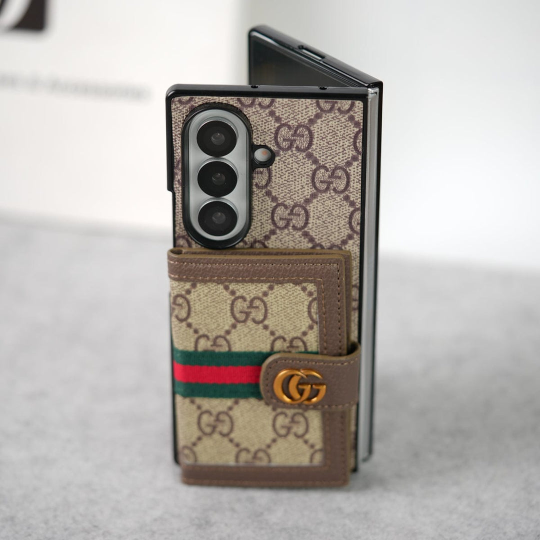 FRATO Fold 7 Collection Samsung Galaxy Z Fold 7 Luxury GG Fashion Leather Brand Case Cover