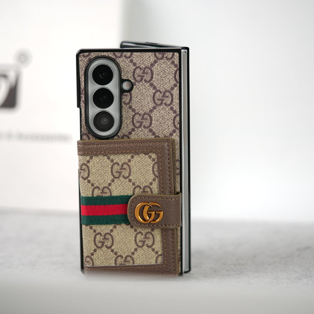 FRATO Fold 7 Collection Samsung Galaxy Z Fold 7 Luxury GG Fashion Leather Brand Case Cover