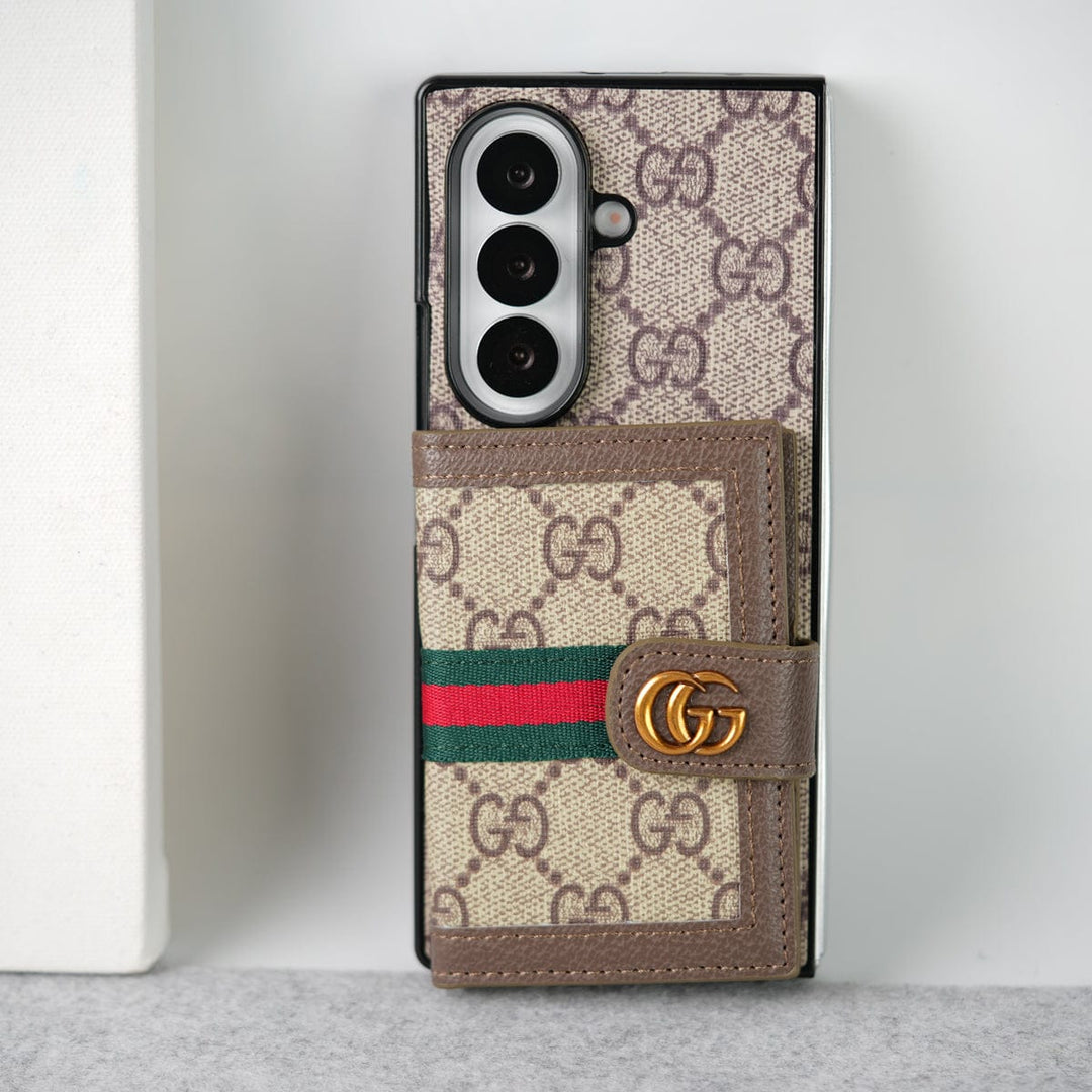 FRATO Fold 7 Collection Samsung Galaxy Z Fold 7 Luxury GG Fashion Leather Brand Case Cover