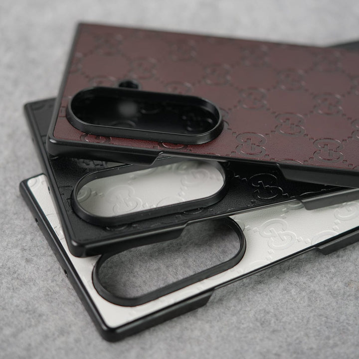 FRATO Fold 7 Collection Samsung Galaxy Z fold 7 Luxury GG Fashion Leather Brand Case Cover