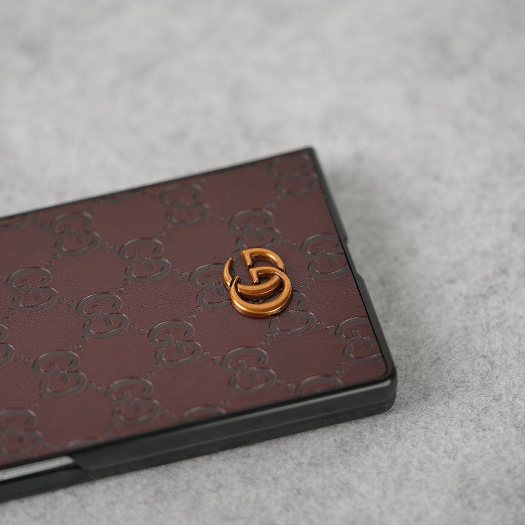 FRATO Fold 7 Collection Samsung Galaxy Z fold 7 Luxury GG Fashion Leather Brand Case Cover