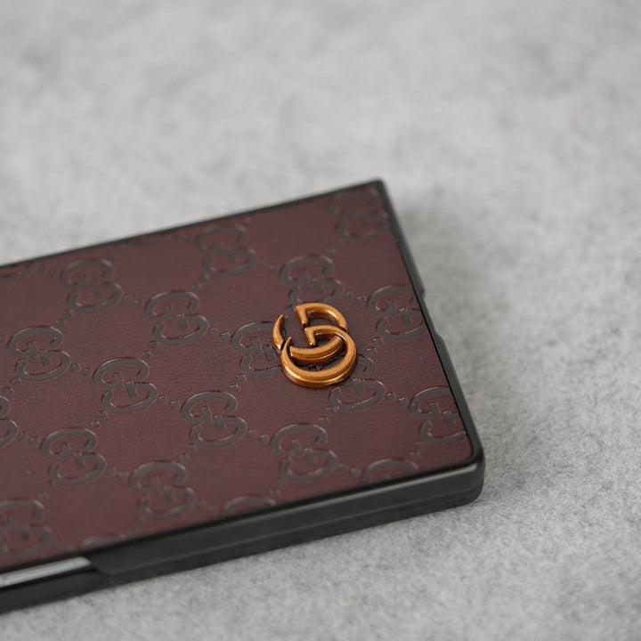 FRATO Fold 7 Collection Samsung Galaxy Z fold 7 Luxury GG Fashion Leather Brand Case Cover