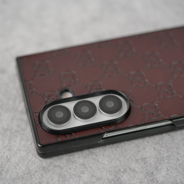 FRATO Fold 7 Collection Samsung Galaxy Z fold 7 Luxury GG Fashion Leather Brand Case Cover