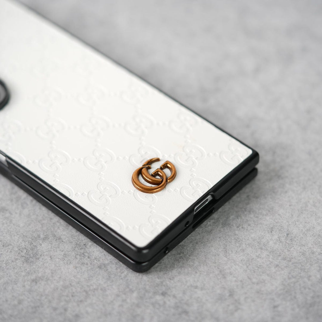 FRATO Fold 7 Collection Samsung Galaxy Z fold 7 Luxury GG Fashion Leather Brand Case Cover