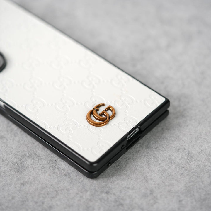 FRATO Fold 7 Collection Samsung Galaxy Z fold 7 Luxury GG Fashion Leather Brand Case Cover