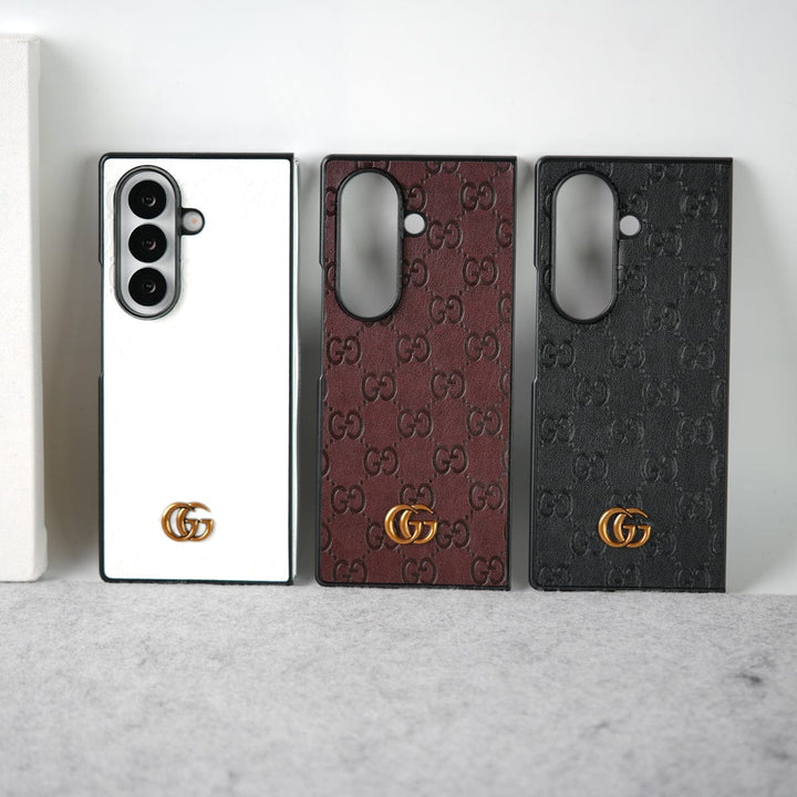 FRATO Fold 7 Collection Samsung Galaxy Z fold 7 Luxury GG Fashion Leather Brand Case Cover