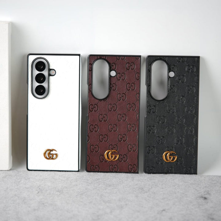 FRATO Fold 7 Collection Samsung Galaxy Z fold 7 Luxury GG Fashion Leather Brand Case Cover