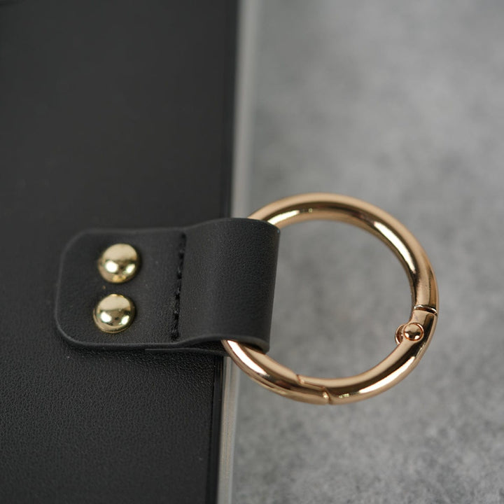FRATO Fold 7 Collection Samsung Galaxy Z Fold 7 Matte Finish PU Leather Case Cover With Metal Ring Holder