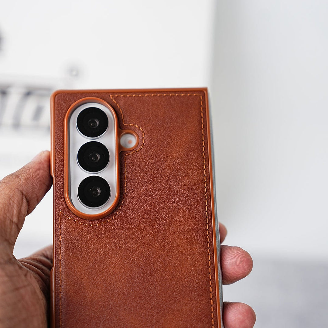 FRATO Fold 7 Collection Samsung Galaxy Z Fold 7 PU Leather Case Cover