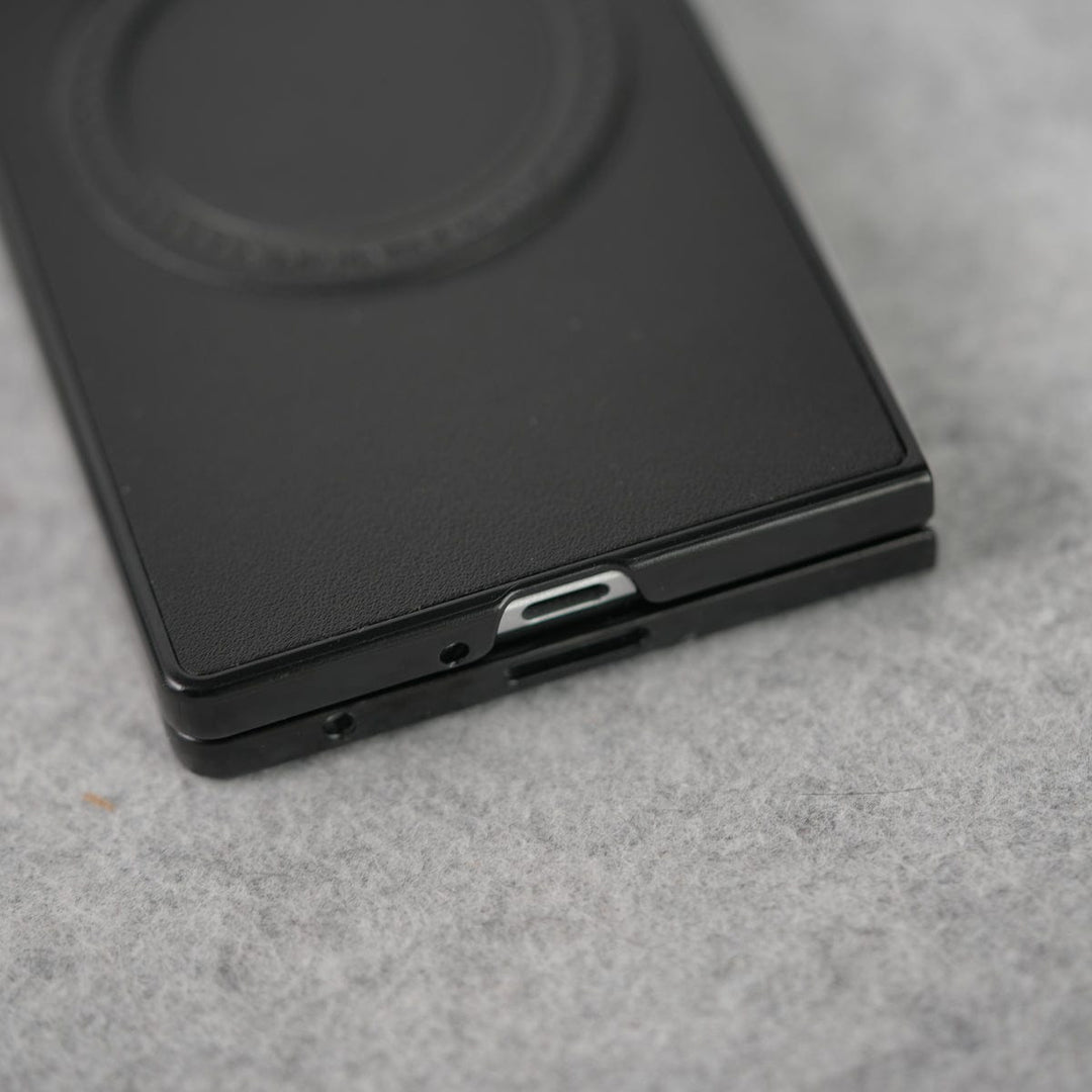 FRATO Fold 7 Collection Samsung Galaxy Z Fold 7 PU Leather Strong Magnetic Ring Cover