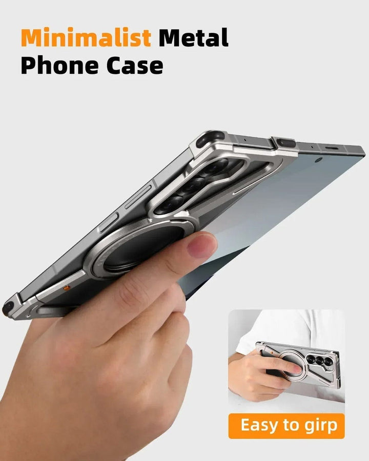 FRATO Fold 7 Collection Samsung Galaxy Z Fold 7 Z Shape Aluminium Metal Rotating Kickstand Case