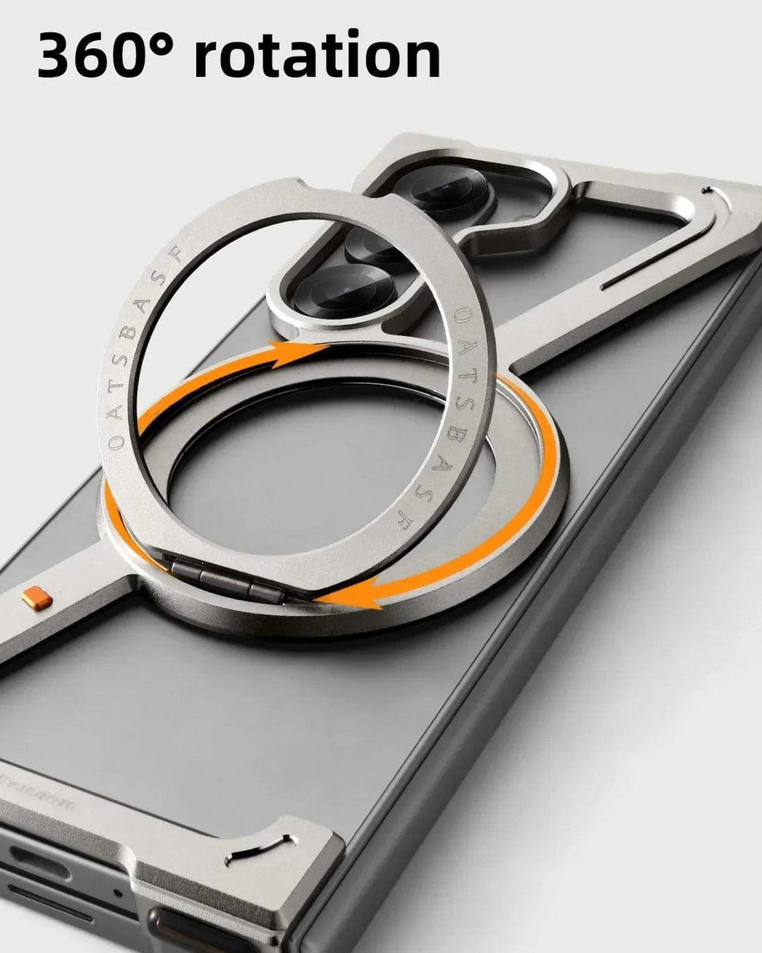 FRATO Fold 7 Collection Samsung Galaxy Z Fold 7 Z Shape Aluminium Metal Rotating Kickstand Case