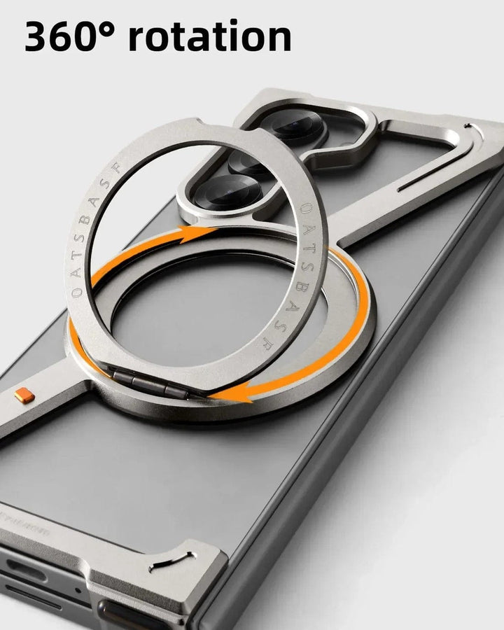 FRATO Fold 7 Collection Samsung Galaxy Z Fold 7 Z Shape Aluminium Metal Rotating Kickstand Case