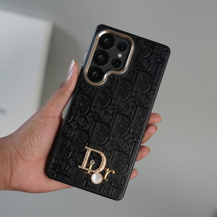 FRATO Galaxy Ultra Series Galaxy Ultra Series Luxury Embossed Monogram Case with Metal Logo Charm