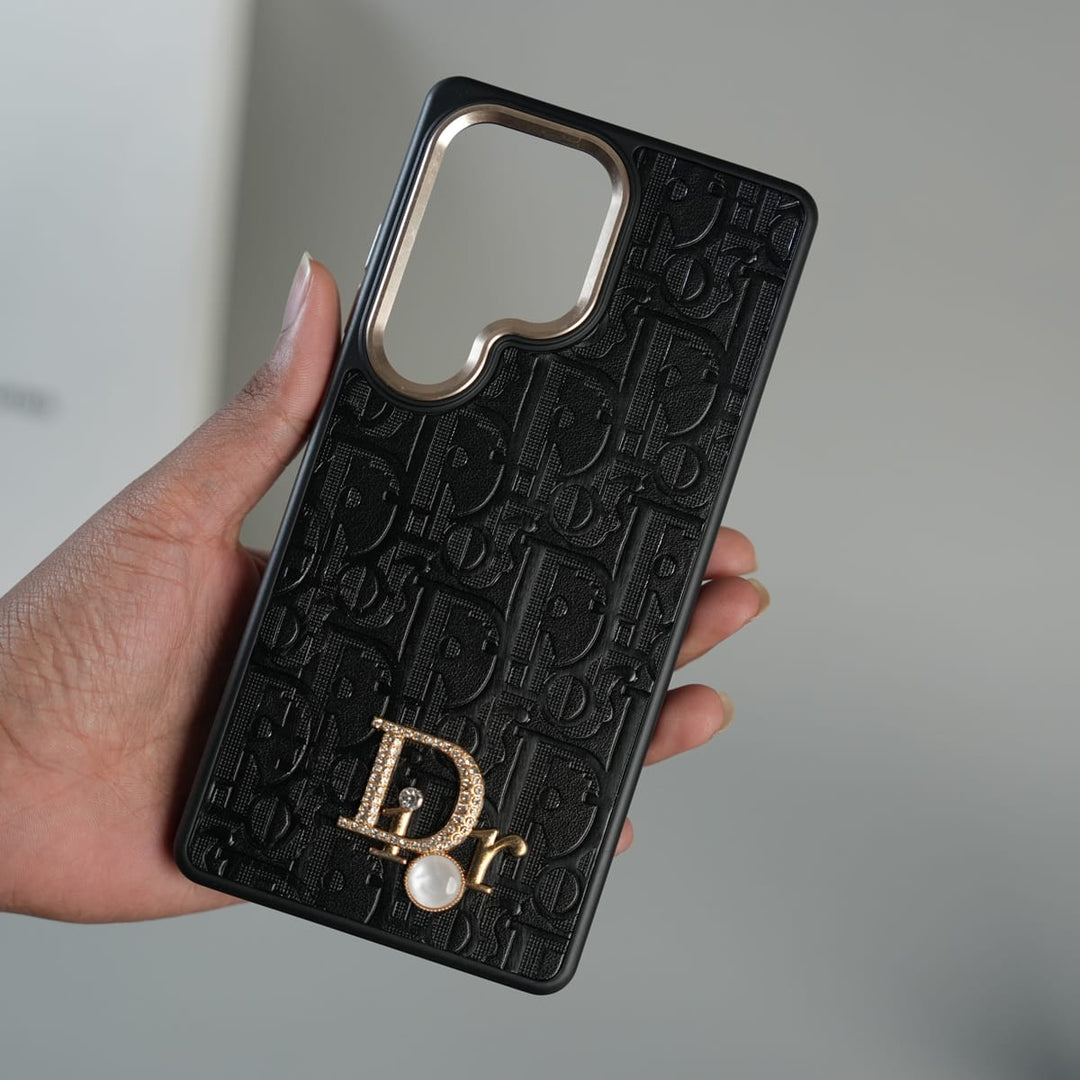 FRATO Galaxy Ultra Series Galaxy Ultra Series Luxury Embossed Monogram Case with Metal Logo Charm