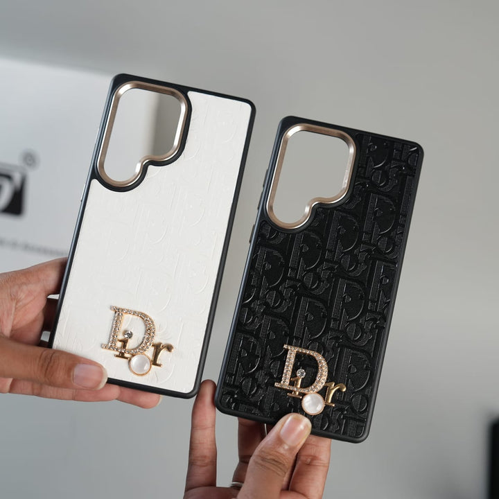 FRATO Galaxy Ultra Series Galaxy Ultra Series Luxury Embossed Monogram Case with Metal Logo Charm