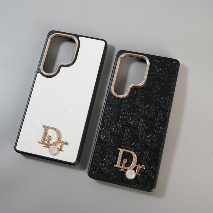 FRATO Galaxy Ultra Series Galaxy Ultra Series Luxury Embossed Monogram Case with Metal Logo Charm