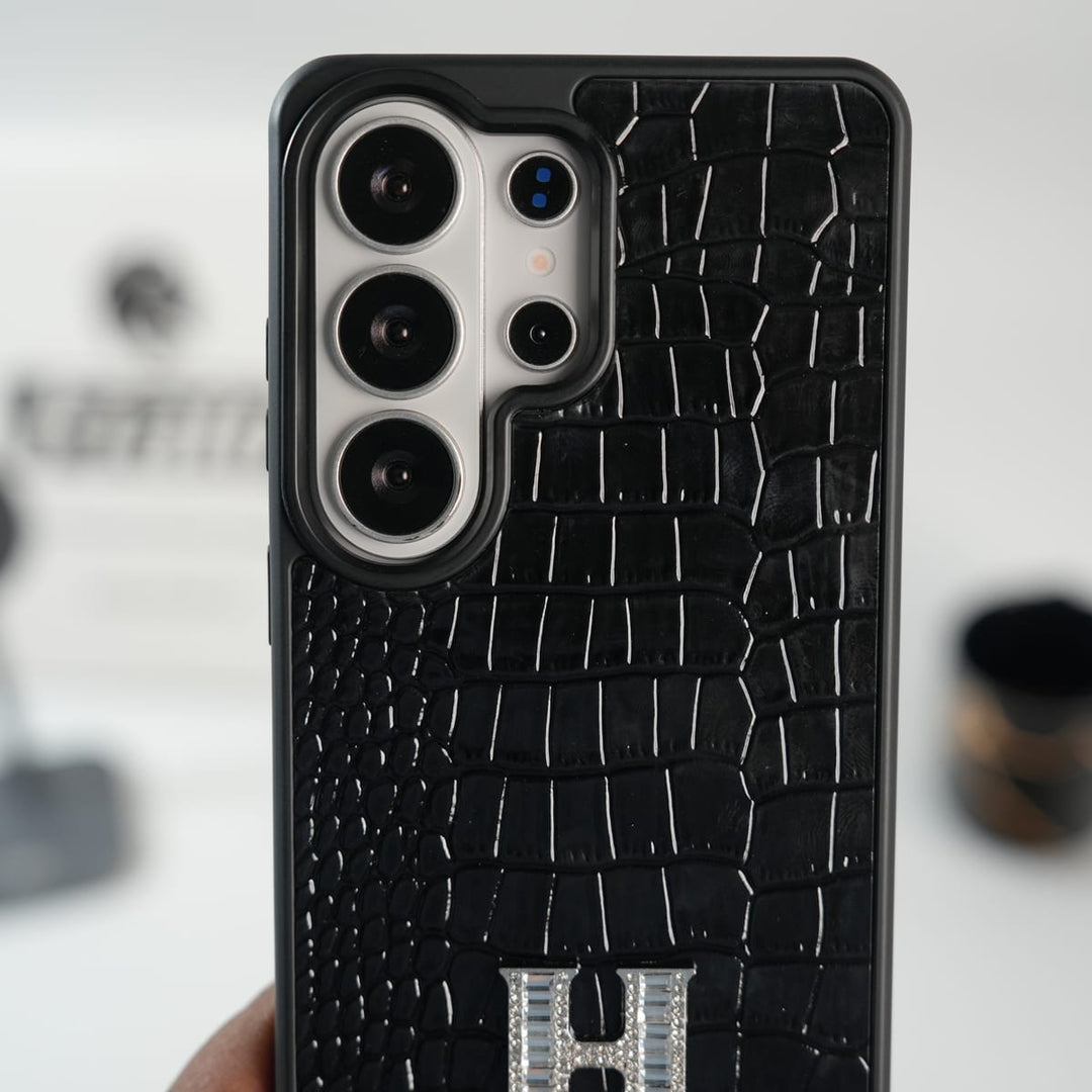 FRATO Galaxy Ultra Series Galaxy Ultra Series Luxury H Style Crocodile Texture Case Cover | Premium Glossy Finish