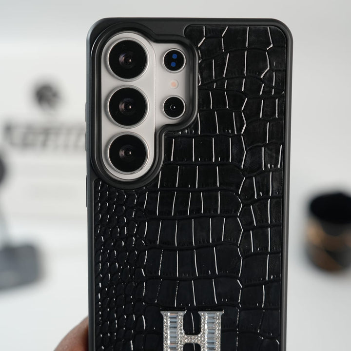 FRATO Galaxy Ultra Series Galaxy Ultra Series Luxury H Style Crocodile Texture Case Cover | Premium Glossy Finish