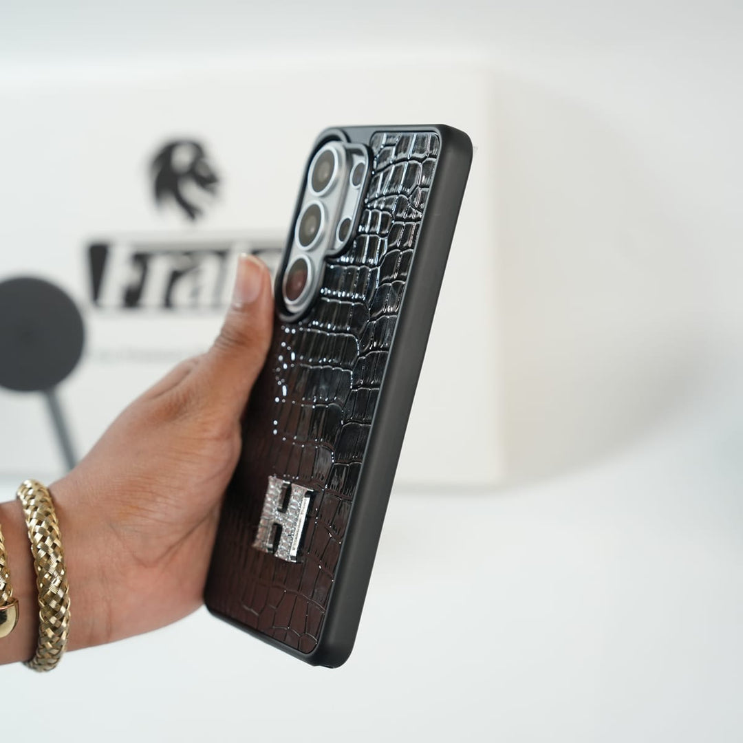 FRATO Galaxy Ultra Series Galaxy Ultra Series Luxury H Style Crocodile Texture Case Cover | Premium Glossy Finish