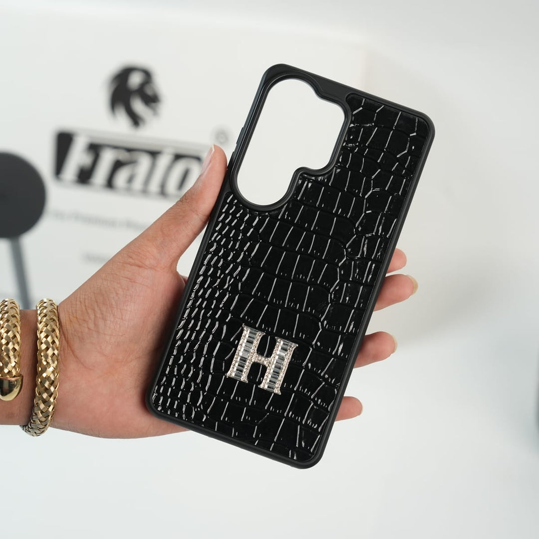 FRATO Galaxy Ultra Series Galaxy Ultra Series Luxury H Style Crocodile Texture Case Cover | Premium Glossy Finish
