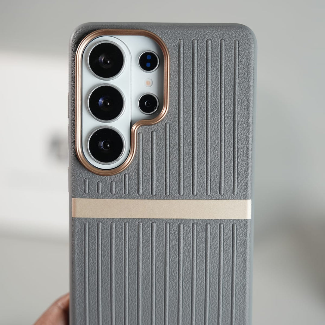 FRATO Galaxy Ultra Series Galaxy Ultra Series MagSafe Case | Premium Suitcase Textured Grip Cover with Metal Camera Bumper