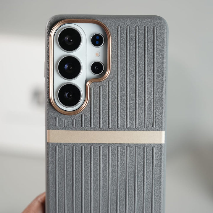 FRATO Galaxy Ultra Series Galaxy Ultra Series MagSafe Case | Premium Suitcase Textured Grip Cover with Metal Camera Bumper