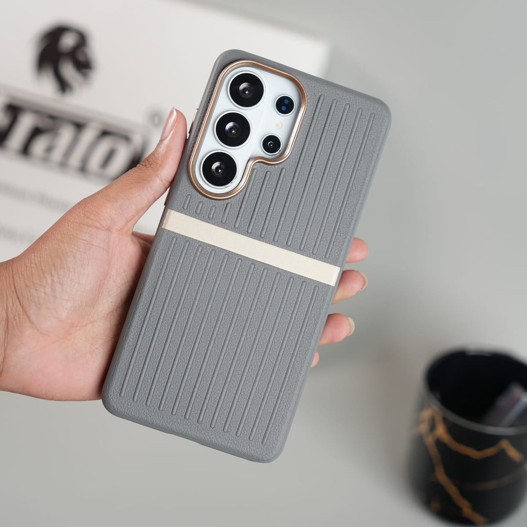 FRATO Galaxy Ultra Series Galaxy Ultra Series MagSafe Case | Premium Suitcase Textured Grip Cover with Metal Camera Bumper