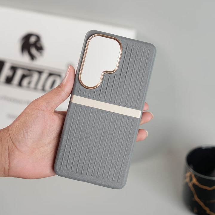 FRATO Galaxy Ultra Series Galaxy Ultra Series MagSafe Case | Premium Suitcase Textured Grip Cover with Metal Camera Bumper