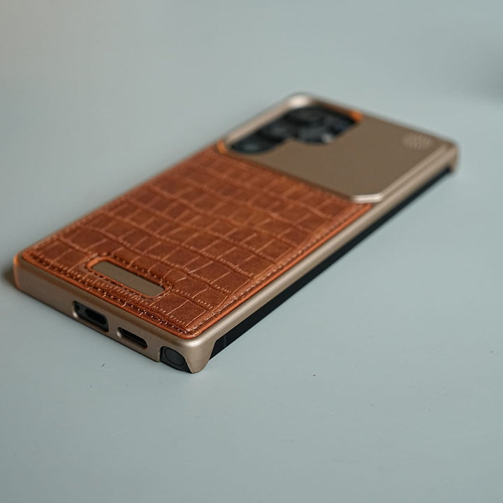 FRATO Galaxy Ultra Series Galaxy Ultra Series Premium Crocodile Texture Stitched MagSafe Case