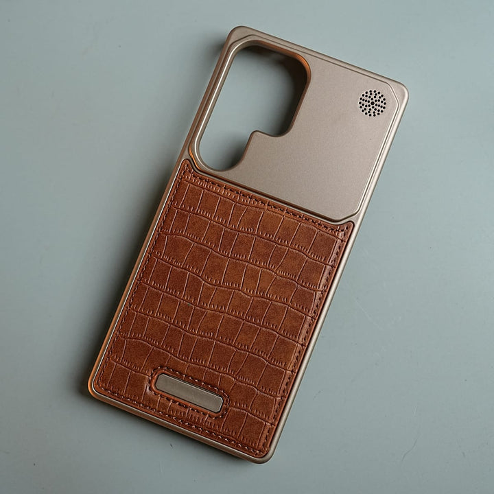 FRATO Galaxy Ultra Series Galaxy Ultra Series Premium Crocodile Texture Stitched MagSafe Case