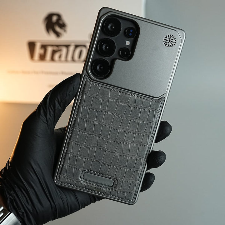 FRATO Galaxy Ultra Series Galaxy Ultra Series Premium Crocodile Texture Stitched MagSafe Case