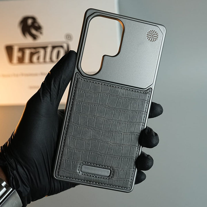 FRATO Galaxy Ultra Series Galaxy Ultra Series Premium Crocodile Texture Stitched MagSafe Case
