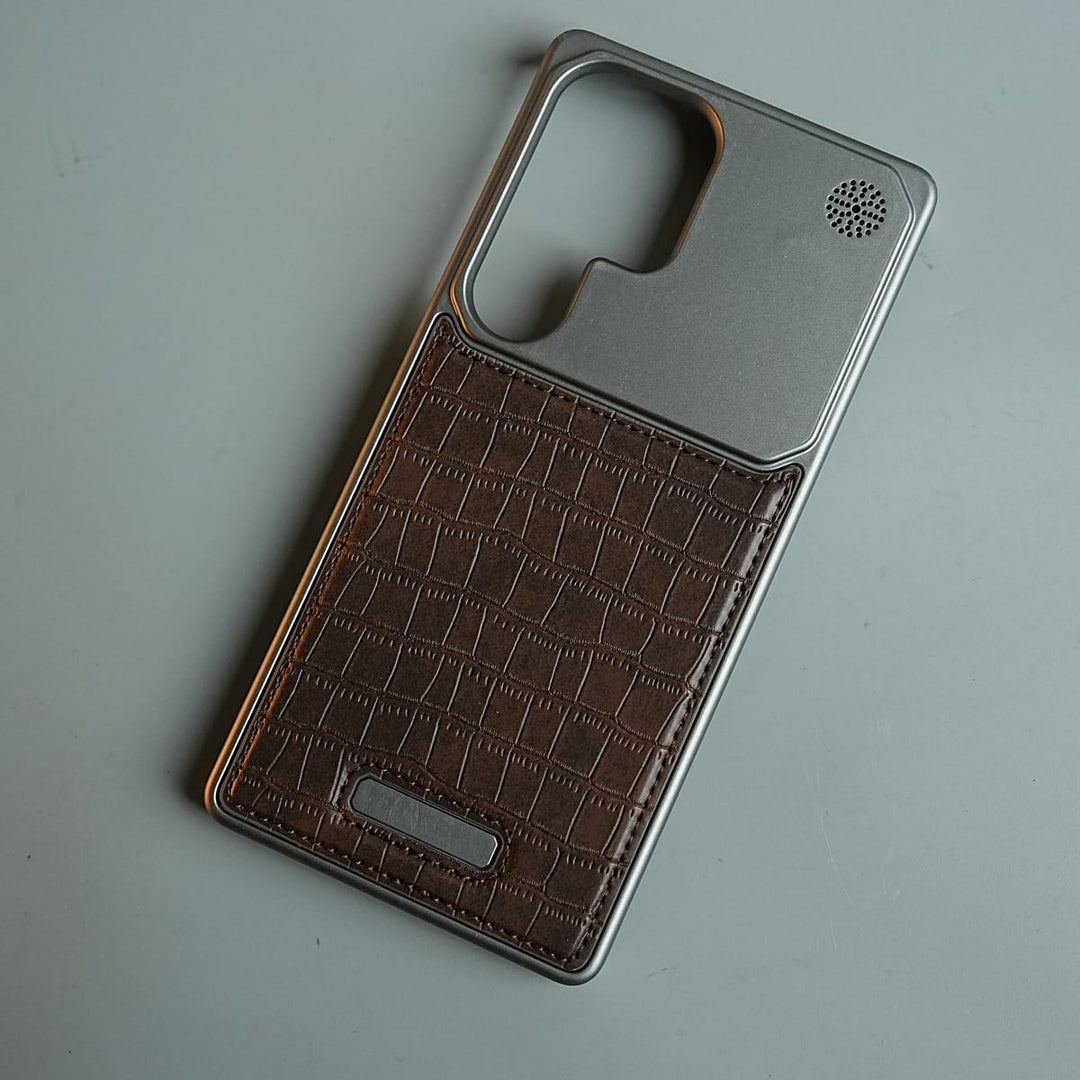 FRATO Galaxy Ultra Series Galaxy Ultra Series Premium Crocodile Texture Stitched MagSafe Case