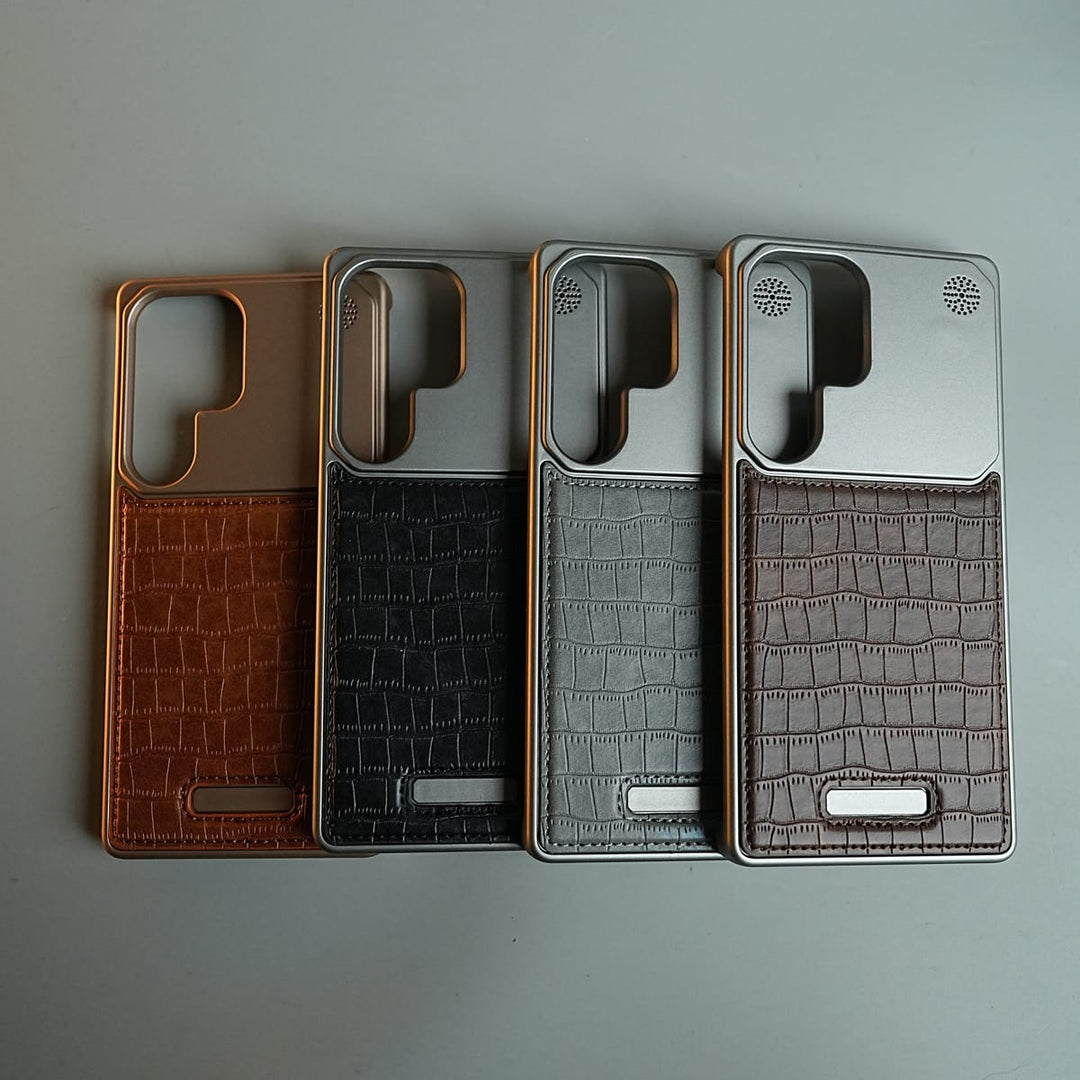 FRATO Galaxy Ultra Series Galaxy Ultra Series Premium Crocodile Texture Stitched MagSafe Case