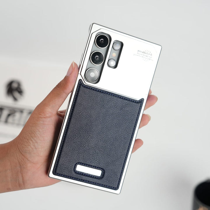FRATO Galaxy Ultra Series Galaxy Ultra Series Premium Metallic Aeroflex Aluminium Stitch Leather Case