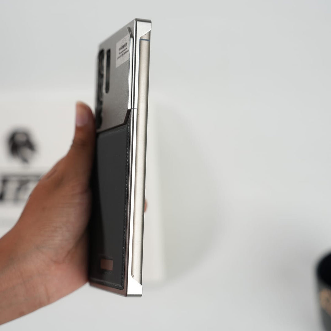 FRATO Galaxy Ultra Series Galaxy Ultra Series Premium Metallic Aeroflex Aluminium Stitch Leather Case