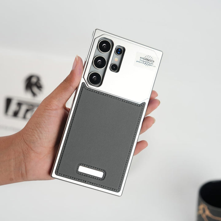 FRATO Galaxy Ultra Series Galaxy Ultra Series Premium Metallic Aeroflex Aluminium Stitch Leather Case