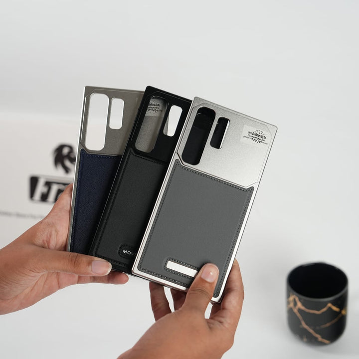 FRATO Galaxy Ultra Series Galaxy Ultra Series Premium Metallic Aeroflex Aluminium Stitch Leather Case