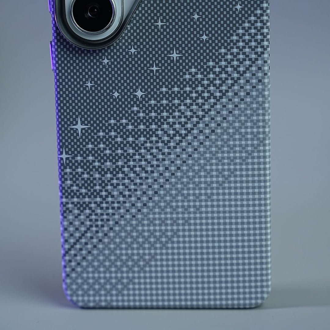 FRATO Galaxy Ultra Series Galaxy Ultra Series Premium Pixel Gradient MagSafe Case with Metal Camera Frame