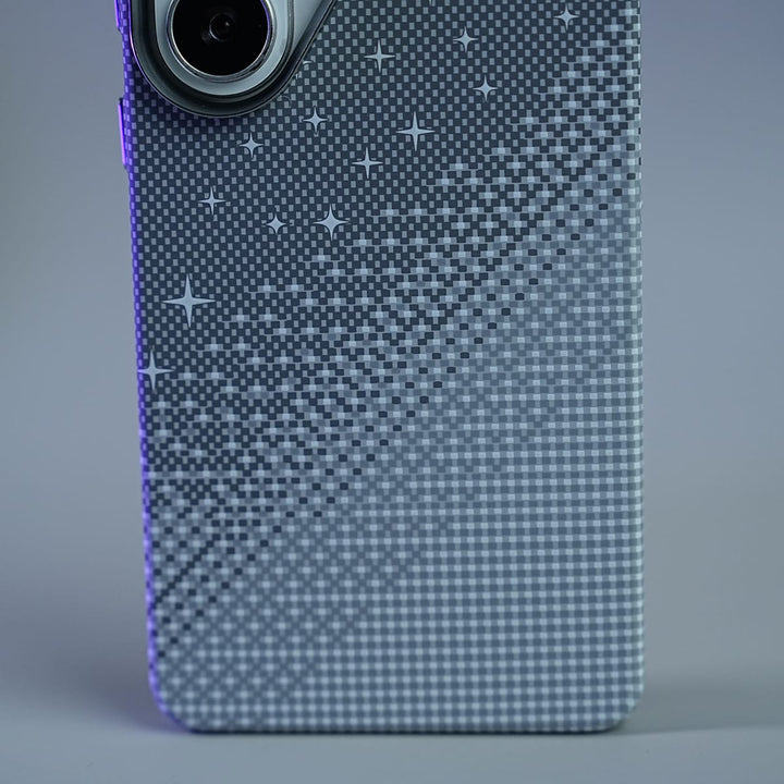 FRATO Galaxy Ultra Series Galaxy Ultra Series Premium Pixel Gradient MagSafe Case with Metal Camera Frame