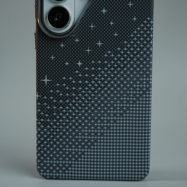 FRATO Galaxy Ultra Series Galaxy Ultra Series Premium Pixel Gradient MagSafe Case with Metal Camera Frame