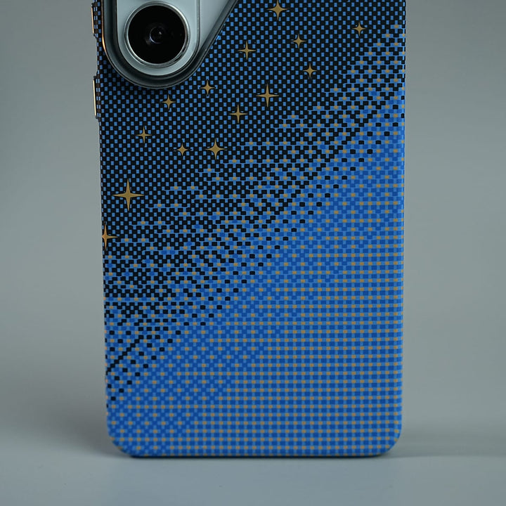 FRATO Galaxy Ultra Series Galaxy Ultra Series Premium Pixel Gradient MagSafe Case with Metal Camera Frame