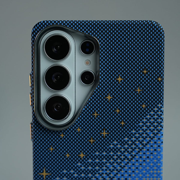 FRATO Galaxy Ultra Series Galaxy Ultra Series Premium Pixel Gradient MagSafe Case with Metal Camera Frame