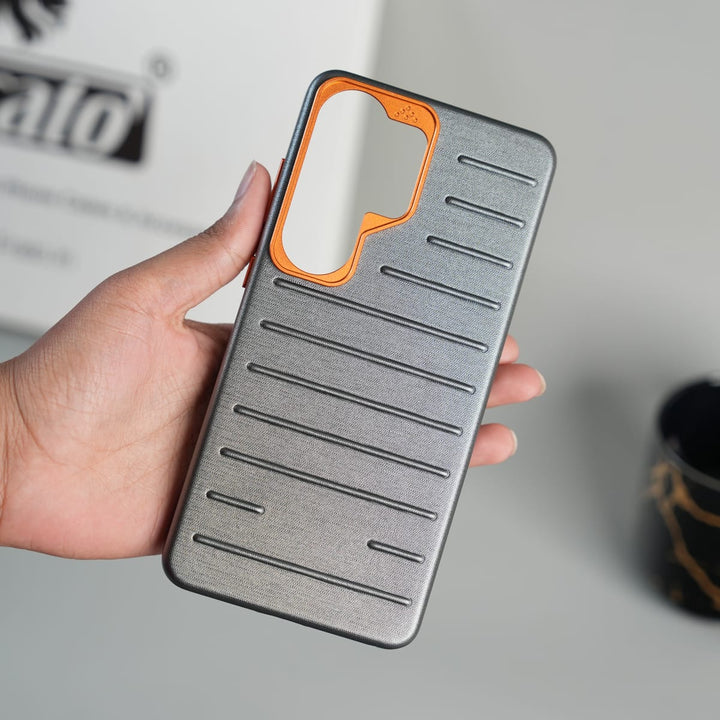 FRATO Galaxy Ultra Series Galaxy Ultra Series Premium PU Leather MagSafe Case | Metal Camera Frame Protective Cover