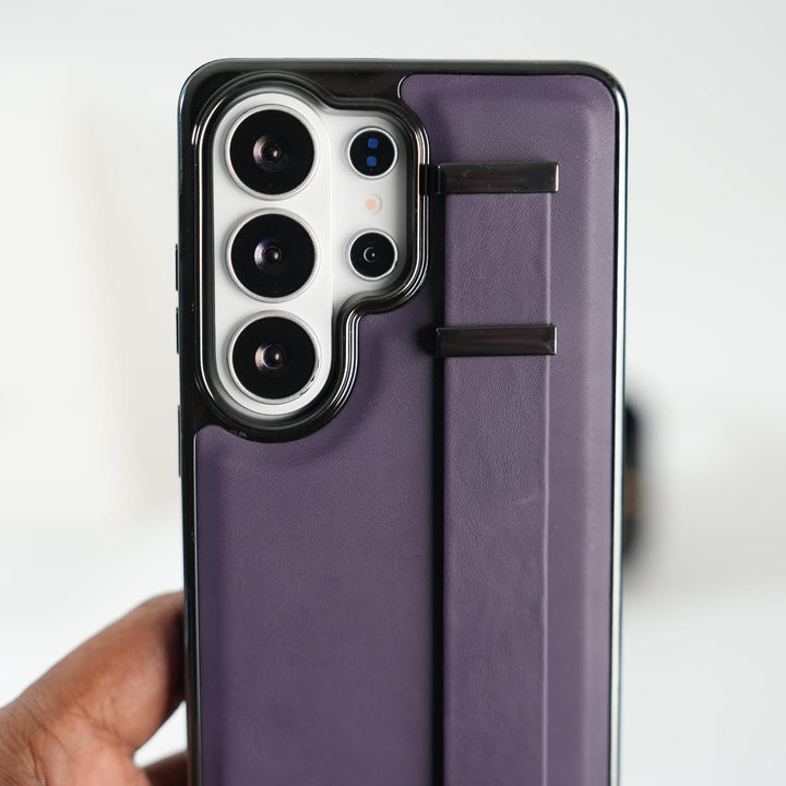 FRATO Galaxy Ultra Series Galaxy Ultra Series PU Leather Strap Stand Case | Premium Grip Cover