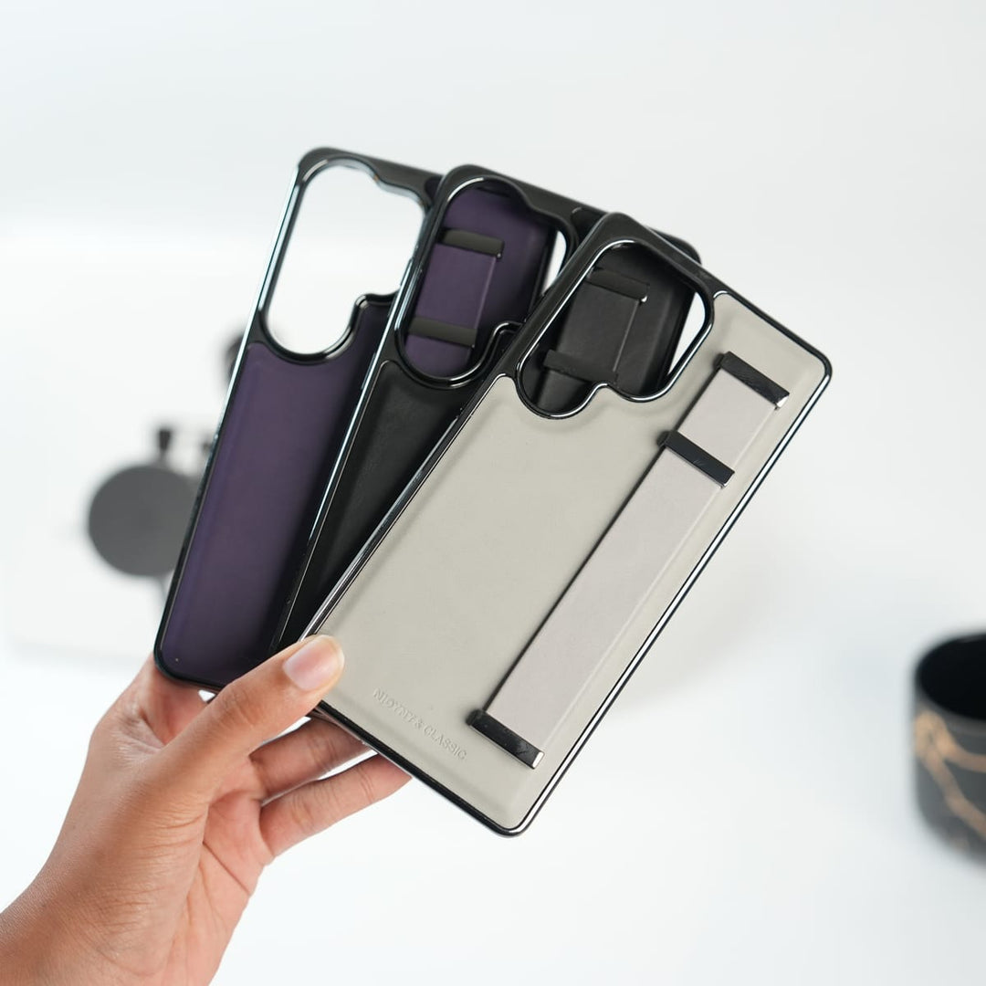 FRATO Galaxy Ultra Series Galaxy Ultra Series PU Leather Strap Stand Case | Premium Grip Cover
