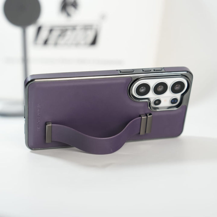 FRATO Galaxy Ultra Series Galaxy Ultra Series PU Leather Strap Stand Case | Premium Grip Cover