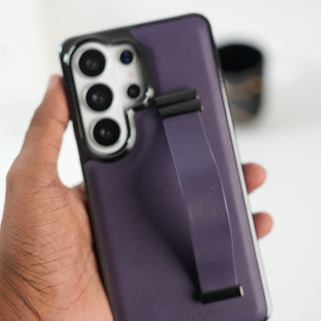 FRATO Galaxy Ultra Series Galaxy Ultra Series PU Leather Strap Stand Case | Premium Grip Cover