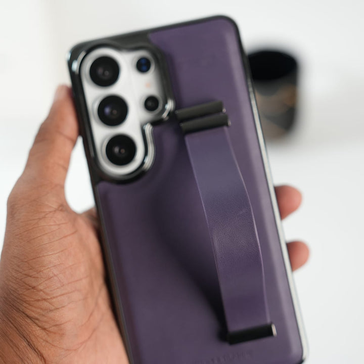 FRATO Galaxy Ultra Series Galaxy Ultra Series PU Leather Strap Stand Case | Premium Grip Cover